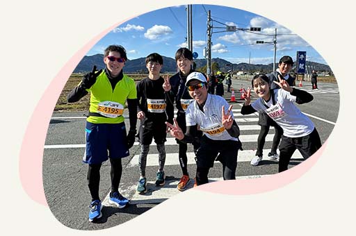 マラソン参加者の写真